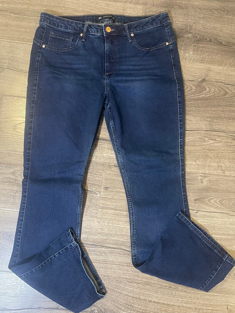 Lee Riders Dark Wash Slim Fit Shape Illusions Jeans Sz 18L